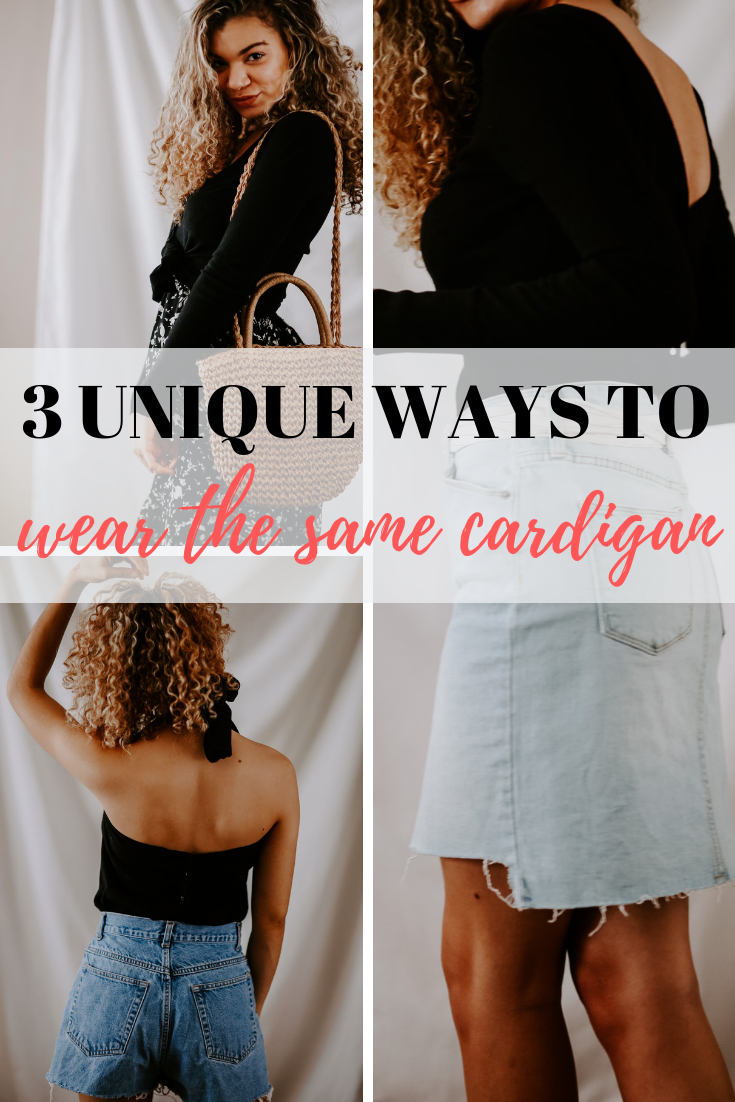 Carolyn of My Chic Obsession shows you 3 unique ways to wear a cardigan to maximize your wardrobe and expand your wardrobe outfit ideas!