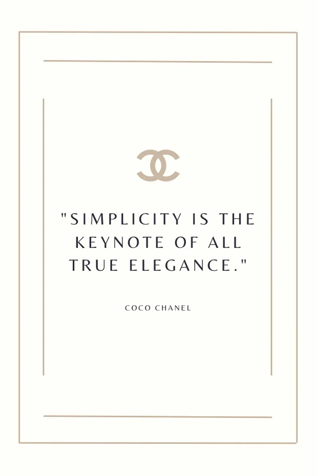 Chanel Quote
