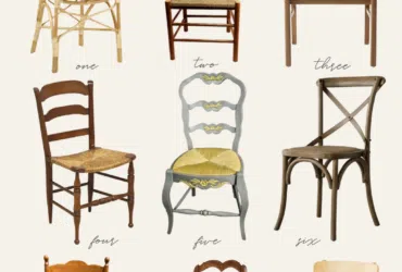 French Country Rush Seat Chairs