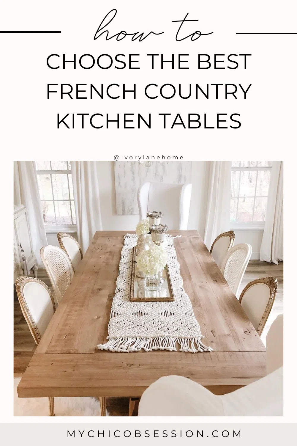 French country kitchen table 