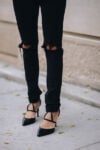 black skinny jeans