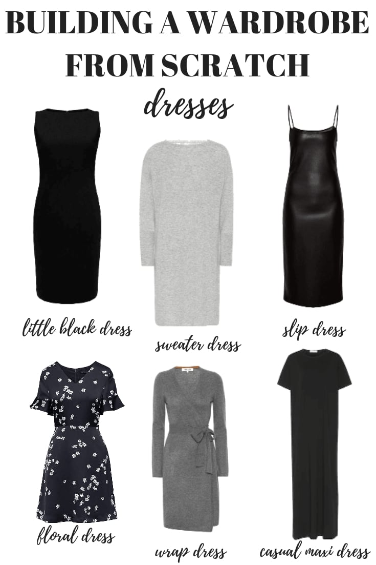 Here's how to build a wardrobe from scratch starting with your dresses. Your capsule minimalist wardrobe is just one step away!