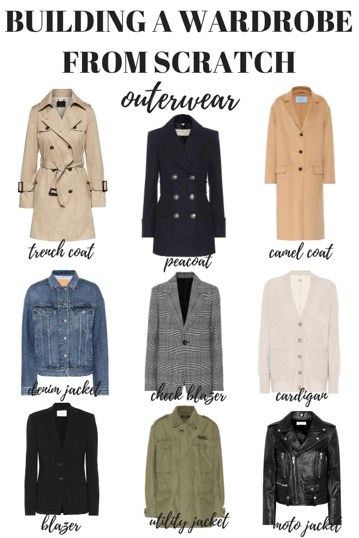 Here's how to build a wardrobe from scratch starting with your outerwear. Your capsule minimalist wardrobe is just one step away!
