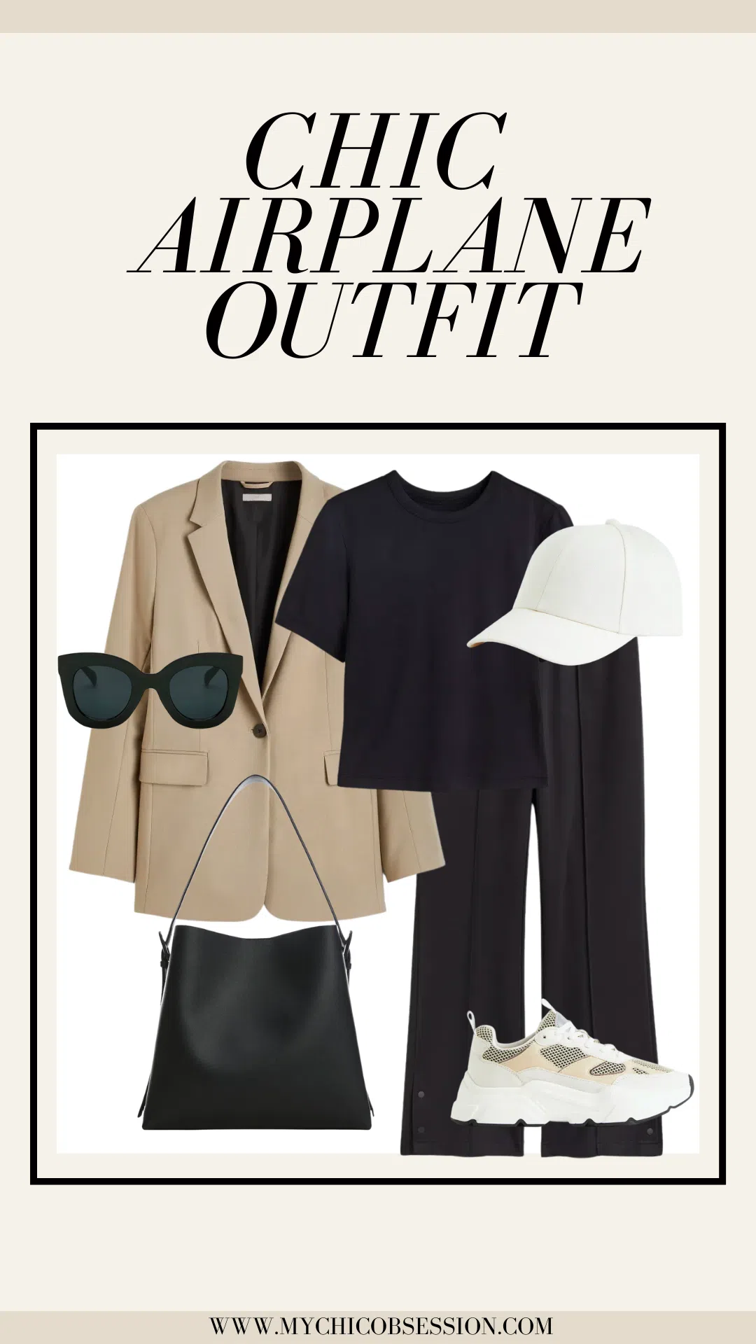 chic travel outfit