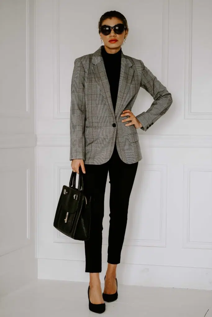 how to dress expensive with a blazer