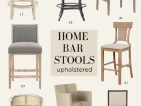 fabric home bar stools