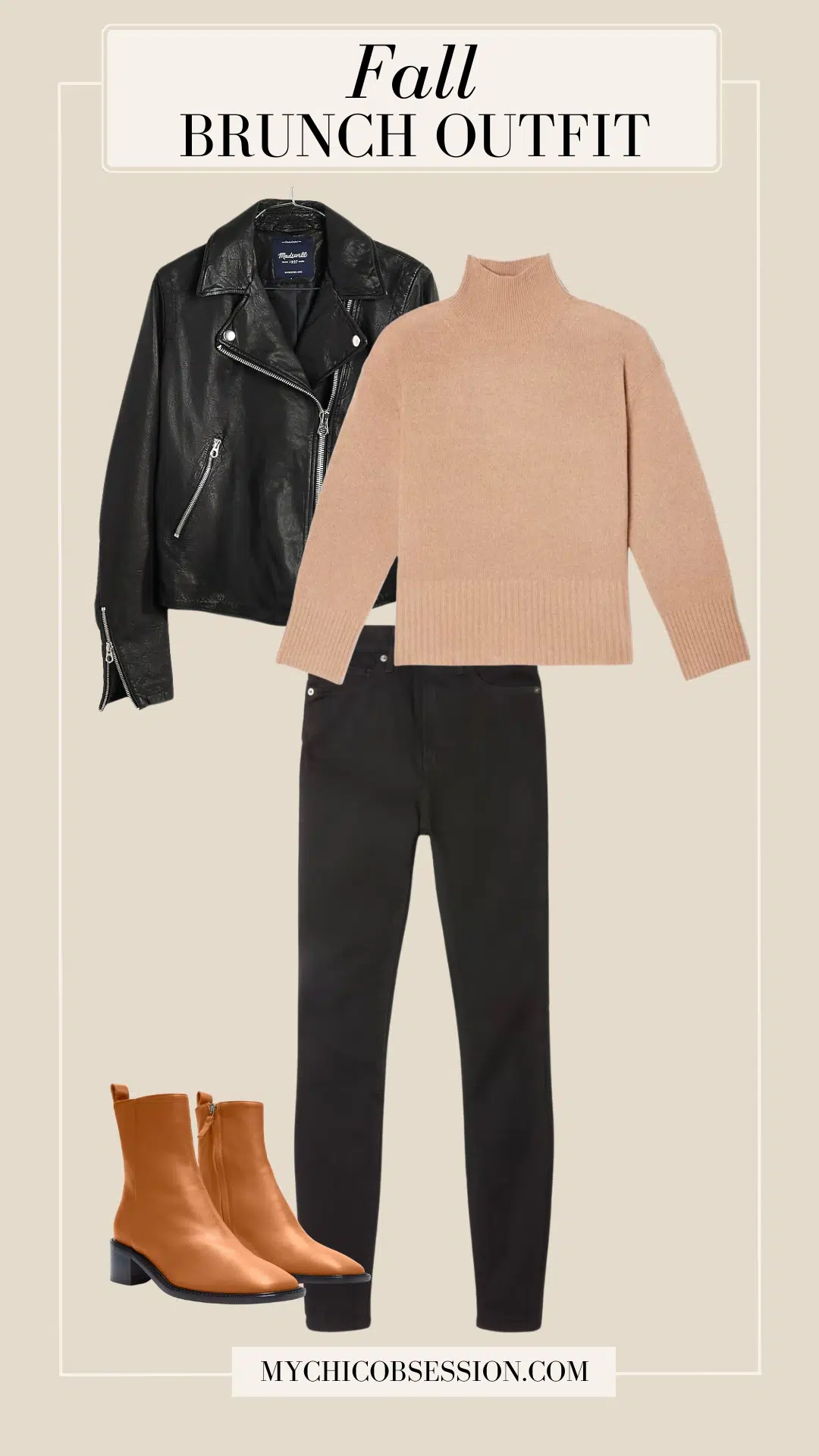 fall brunch outfit idea