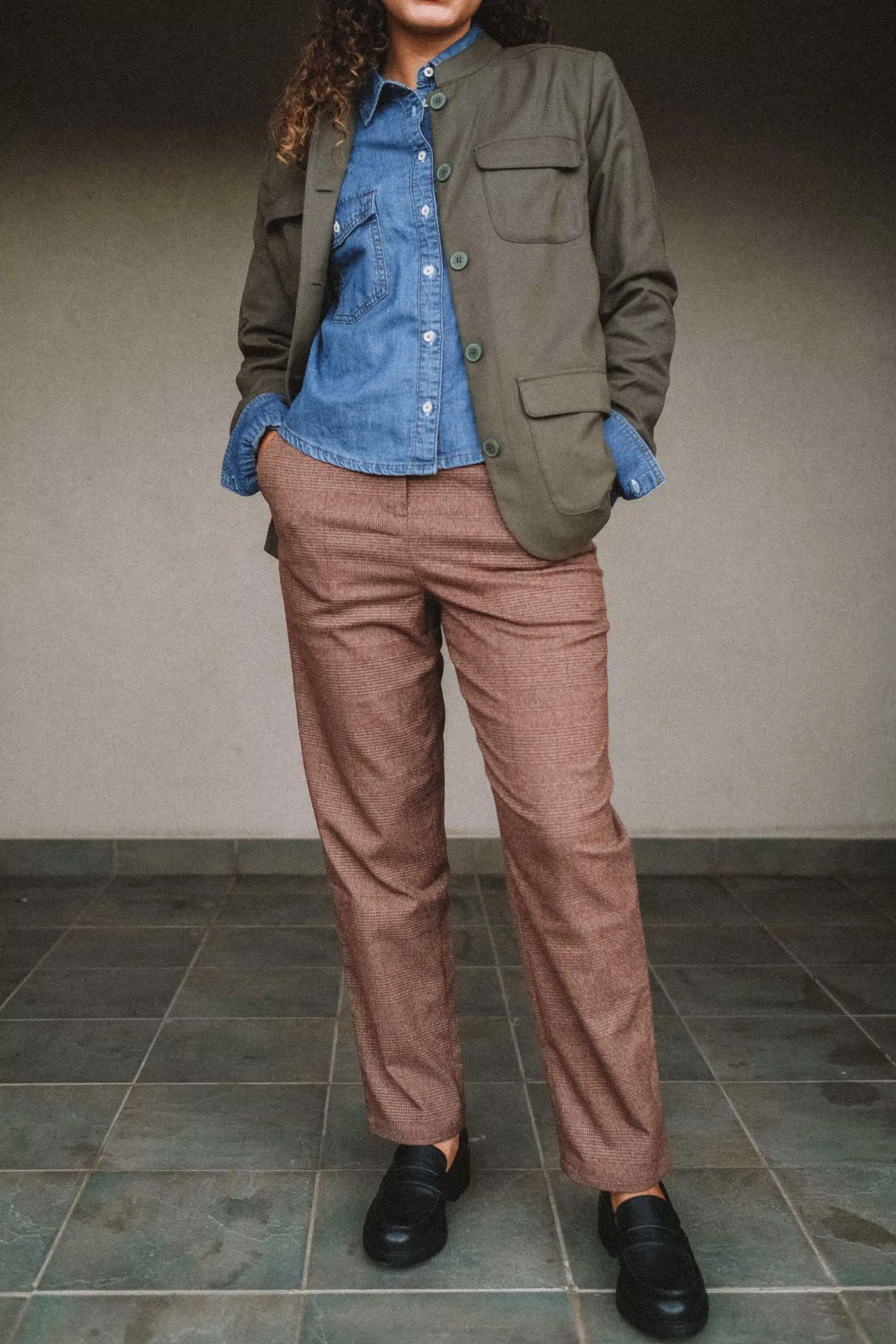 fall outfit utility jacket