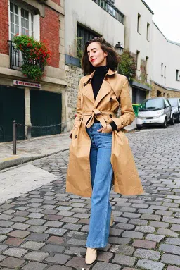 french girl jean outfit
