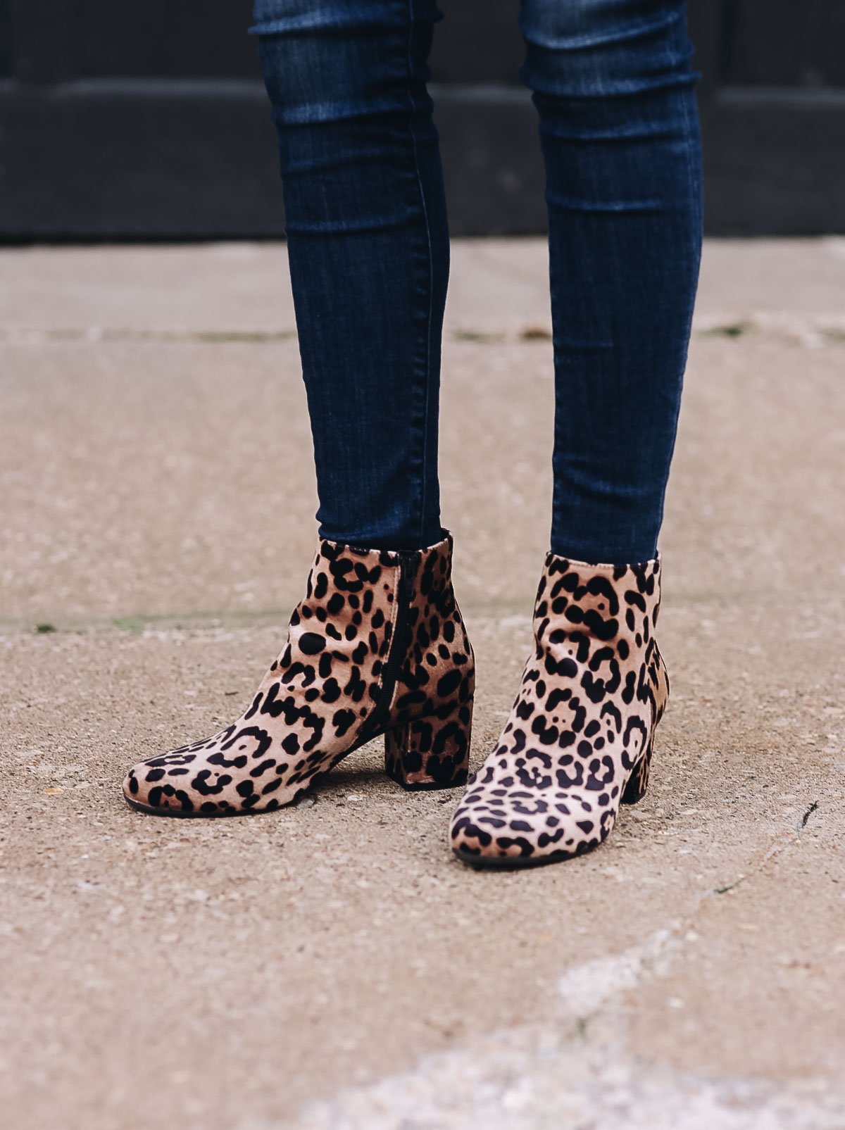leopard print booties