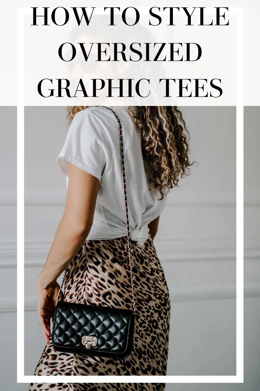 how to style oversized graphic tees