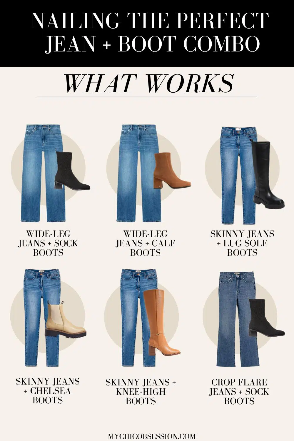 what jeans to wear with boots