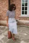 Denim Skirt Outfit