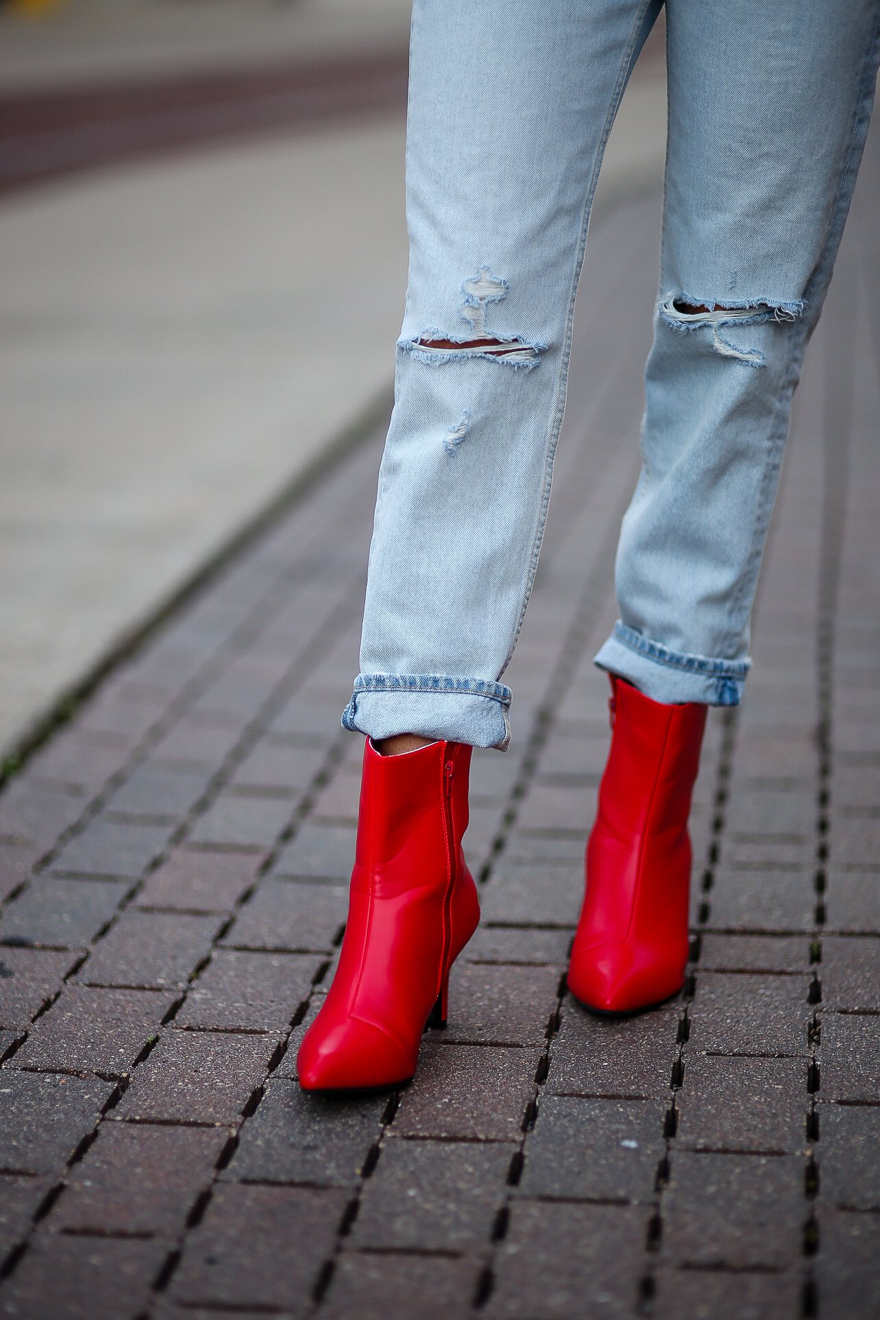 red boots outfit
