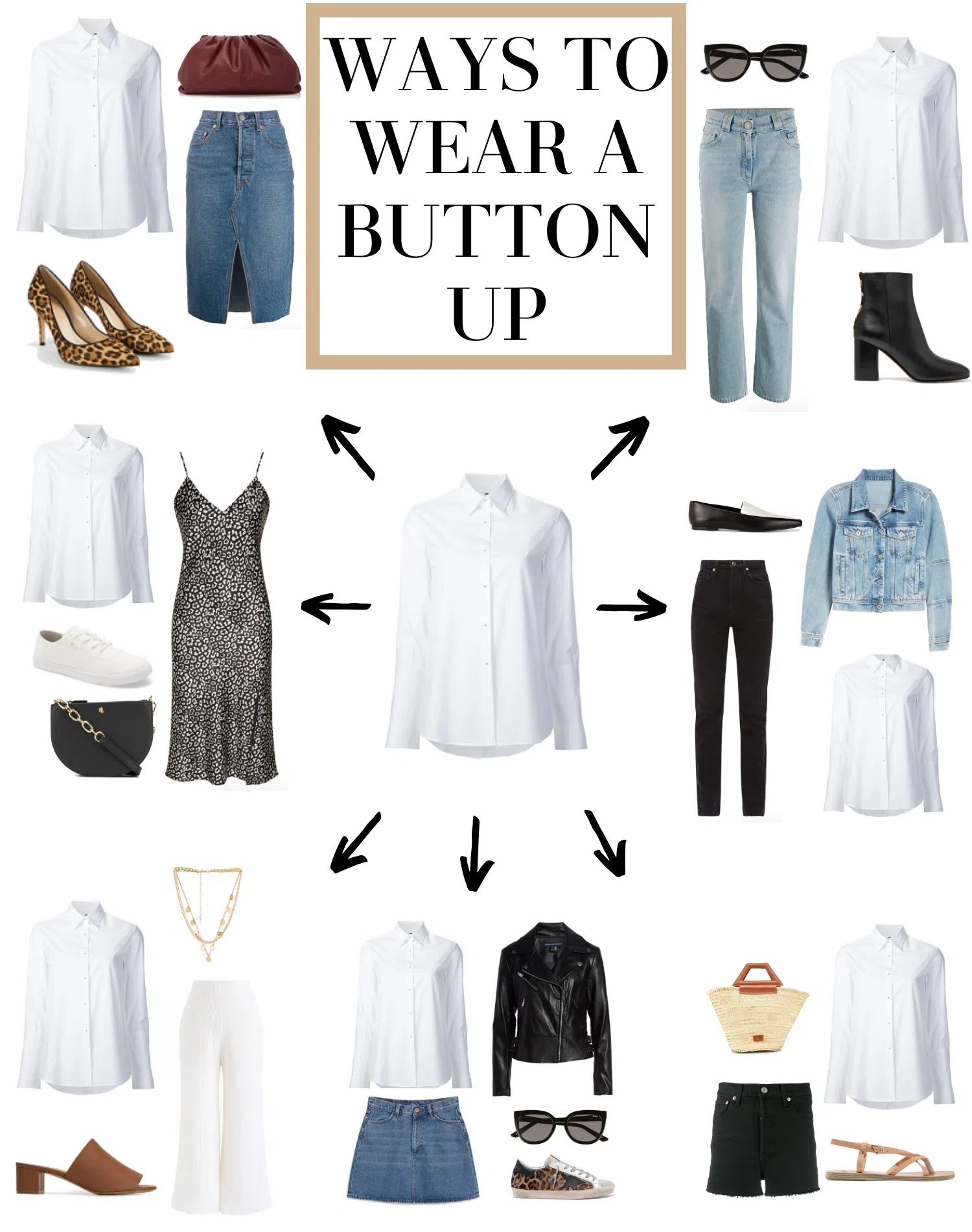 ways to wear a button up