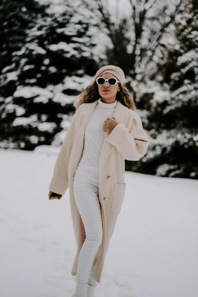 classy winter outfit idea