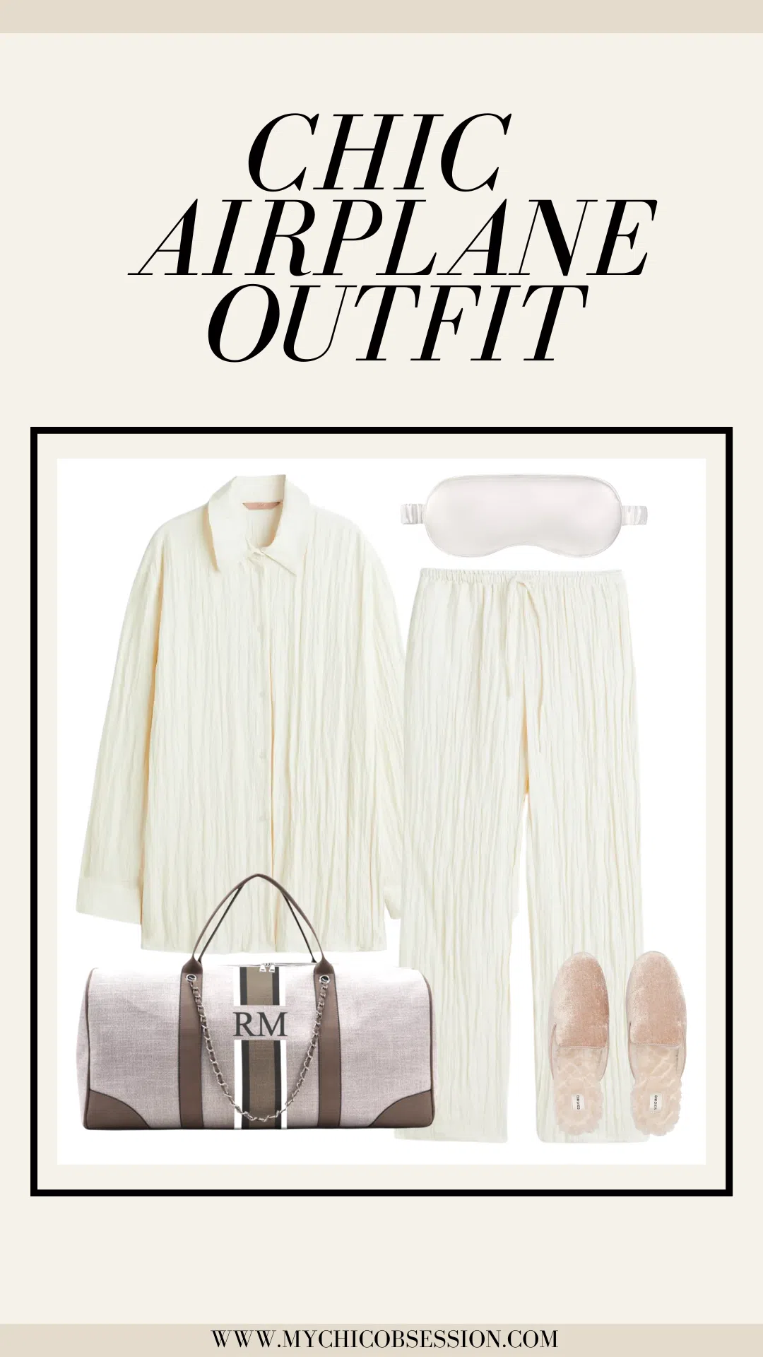 chic travel outfit