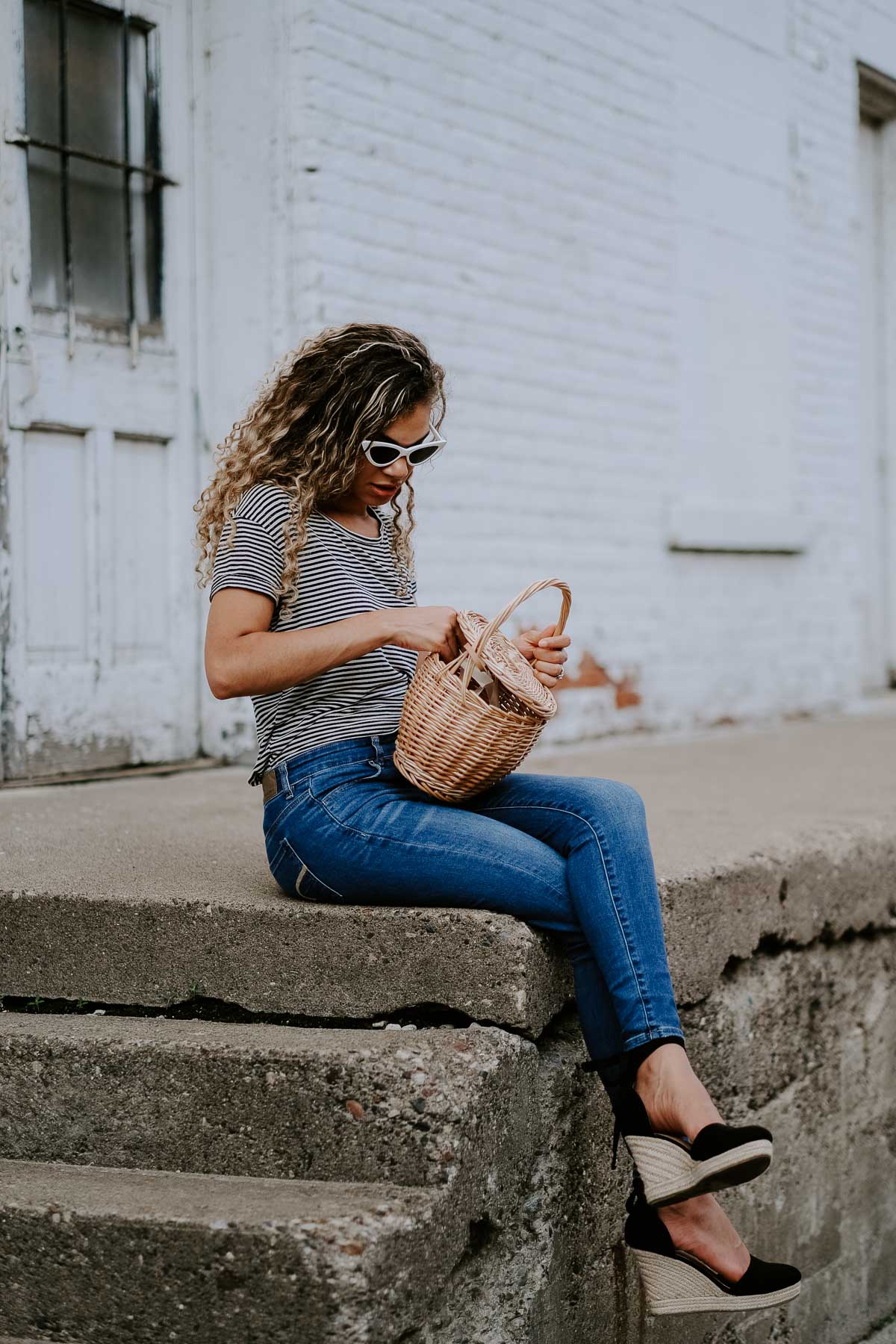 espadrille wedges outfit