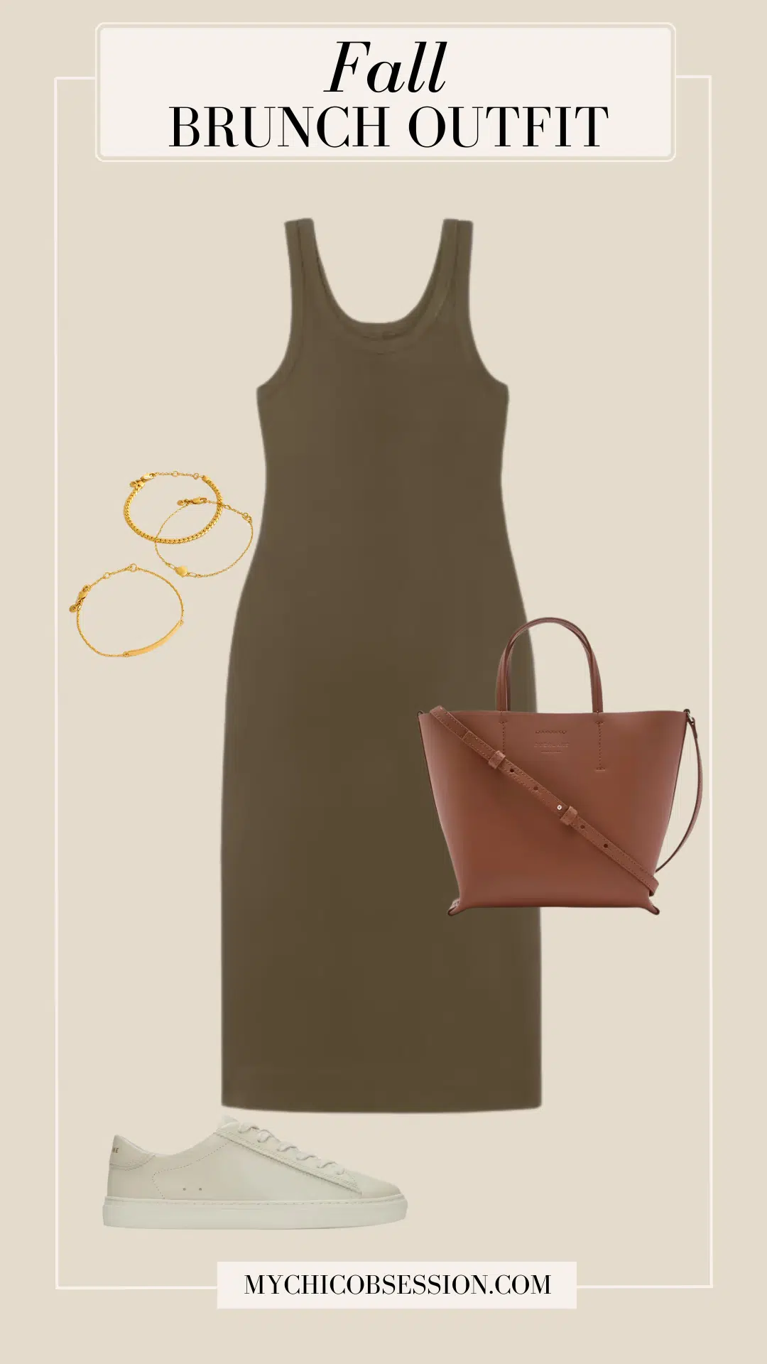 rib dress fall brunch outfit