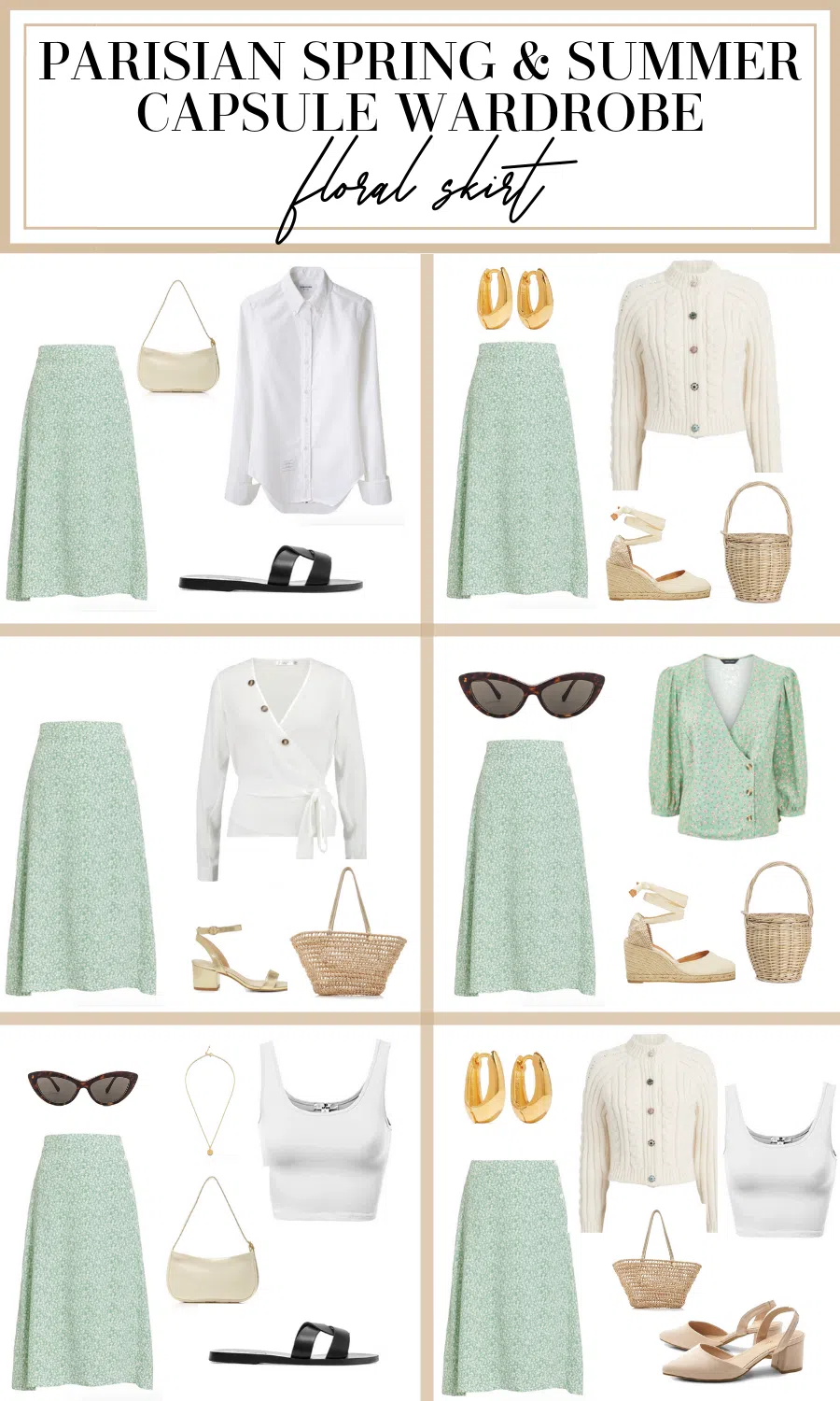 french summer capsule wardrobe