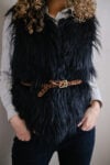 fur vest