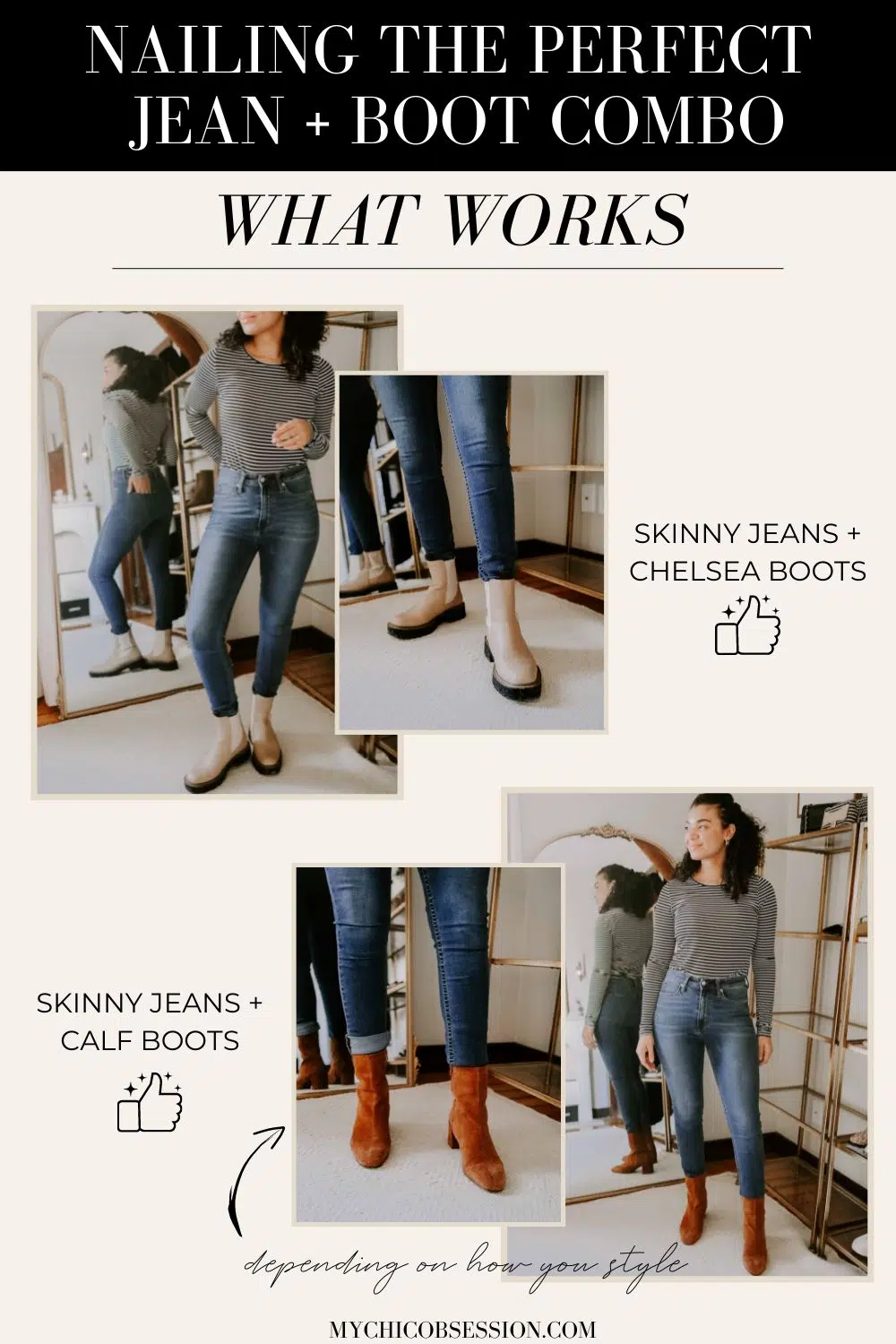 how to wear ankle boots with jeans