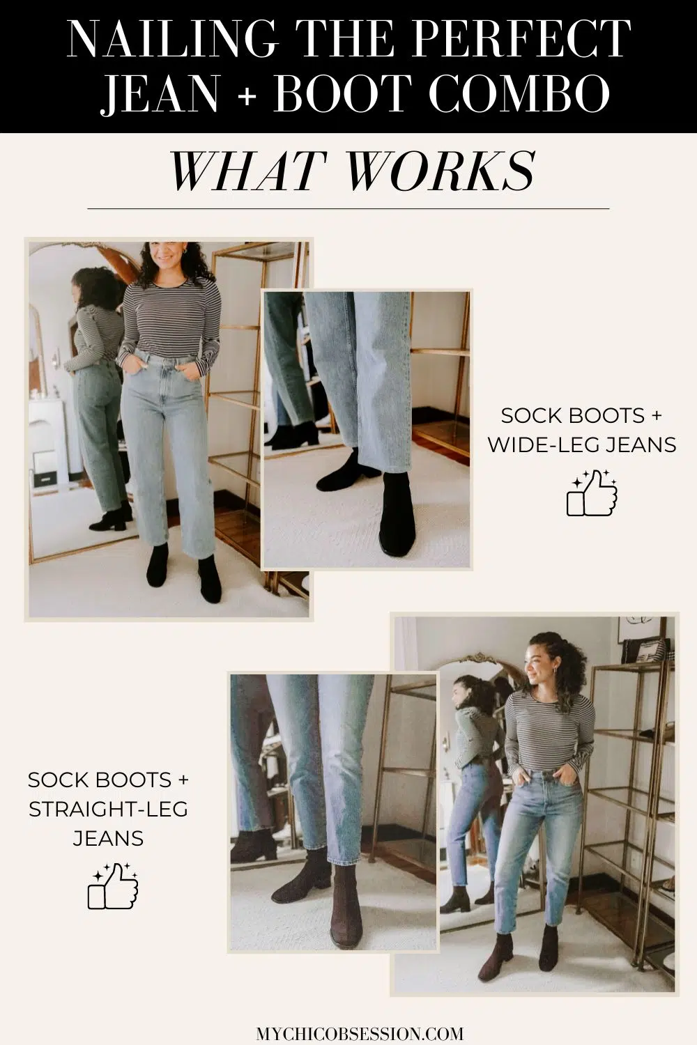 how to wear ankle boots with jeans