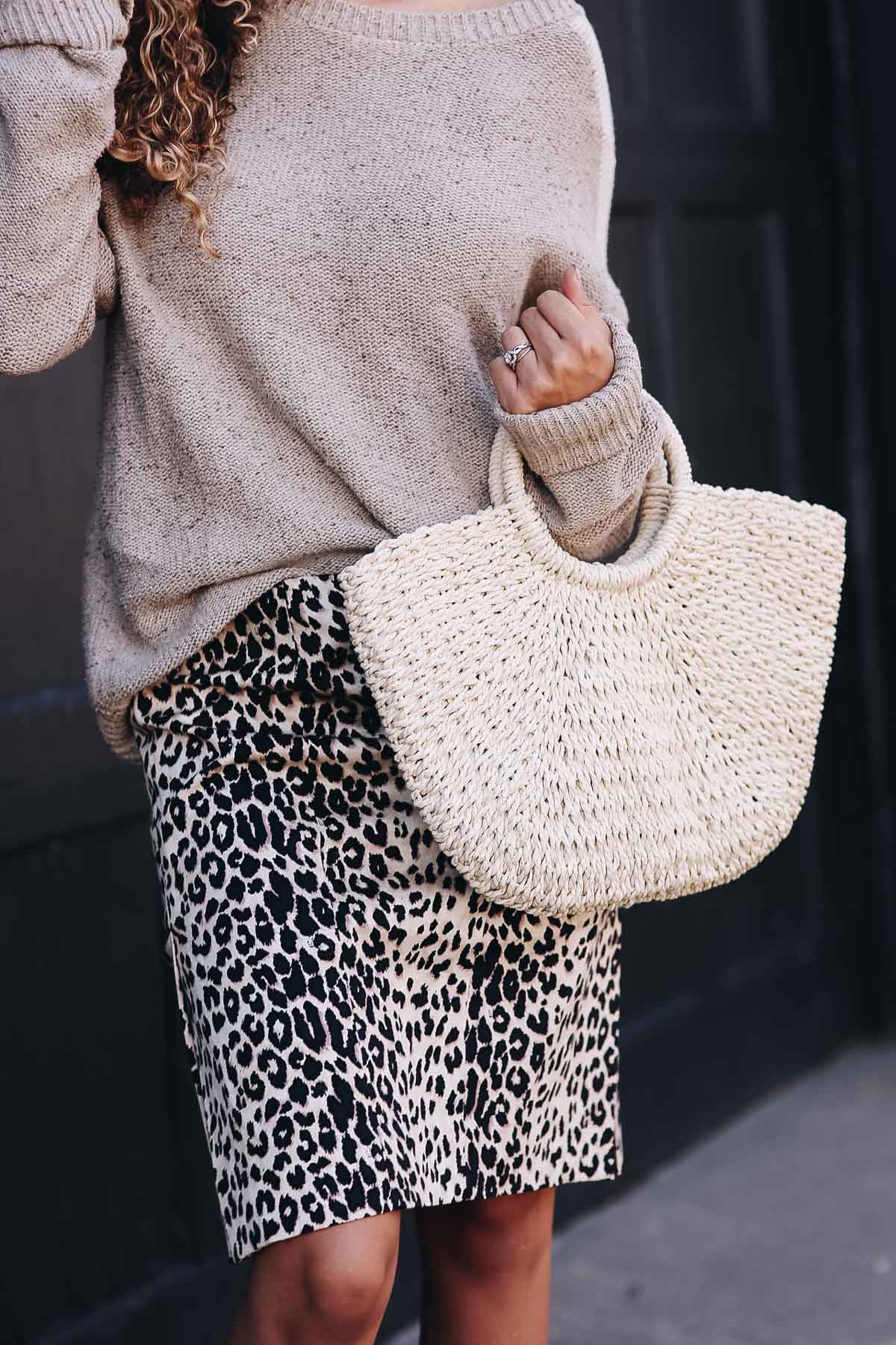 leopard print skirt