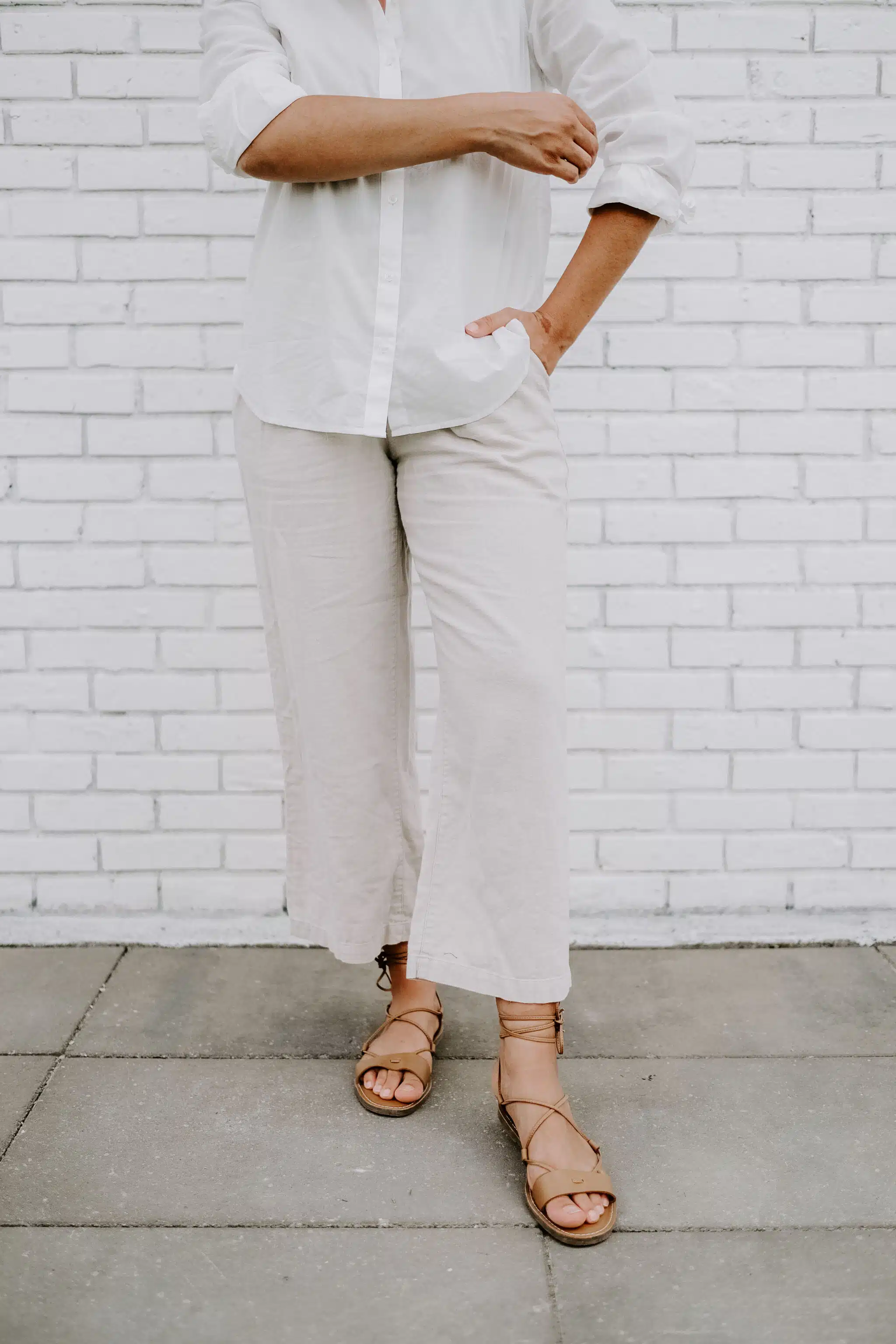 linen pants summer outfit